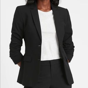Banana Republic 00 Petite Black Blazer